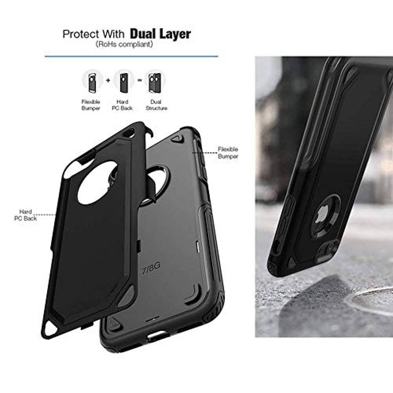 Funda Verus Vbond Estuche para Galaxy Note 5 (con Parach l Electric