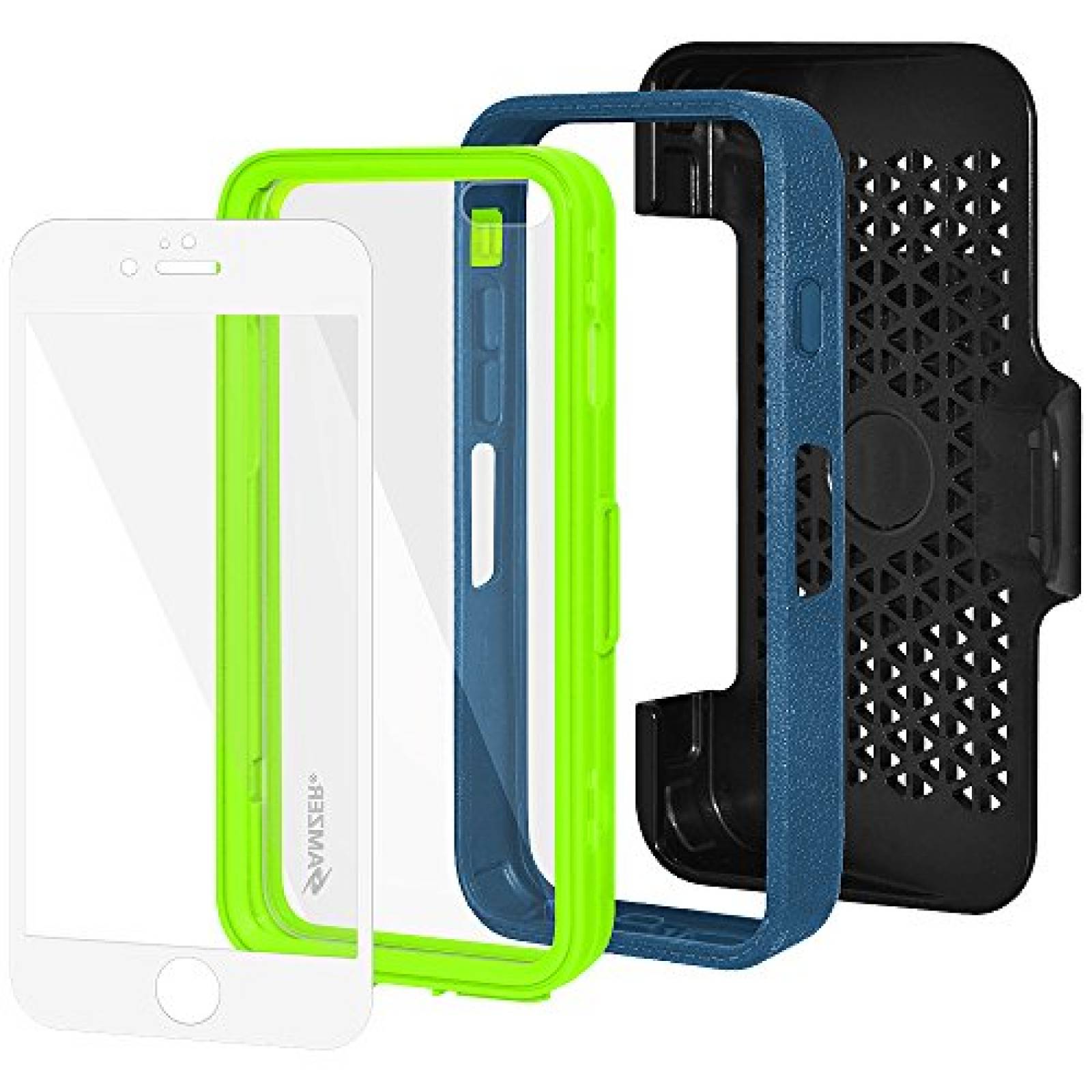 Funda Amzer Crusta Estuche resistente para iPhone 6/6S P o dorado)