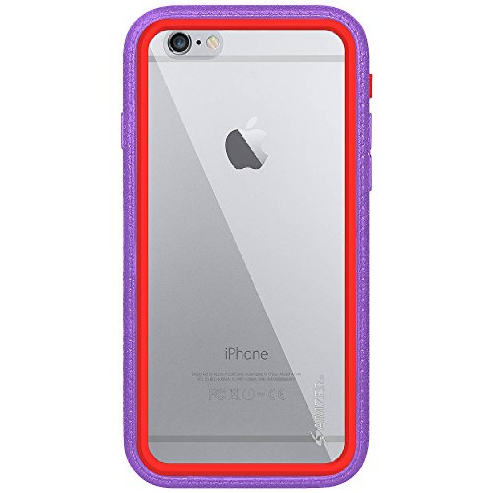 Funda Amzer Crusta Estuche resistente para iPhone 6/6S P  o dorado)