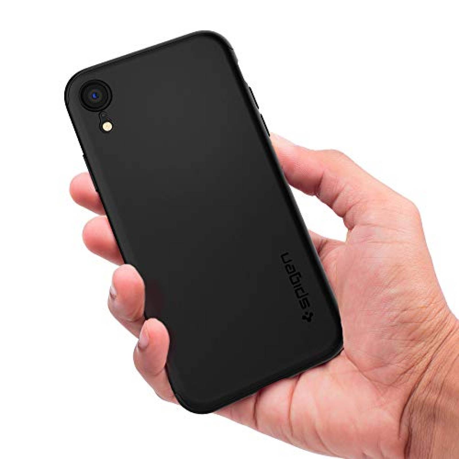 Funda Funda iPhone XR Funda Spigen, Thin Fit 360 - Exact as - Black