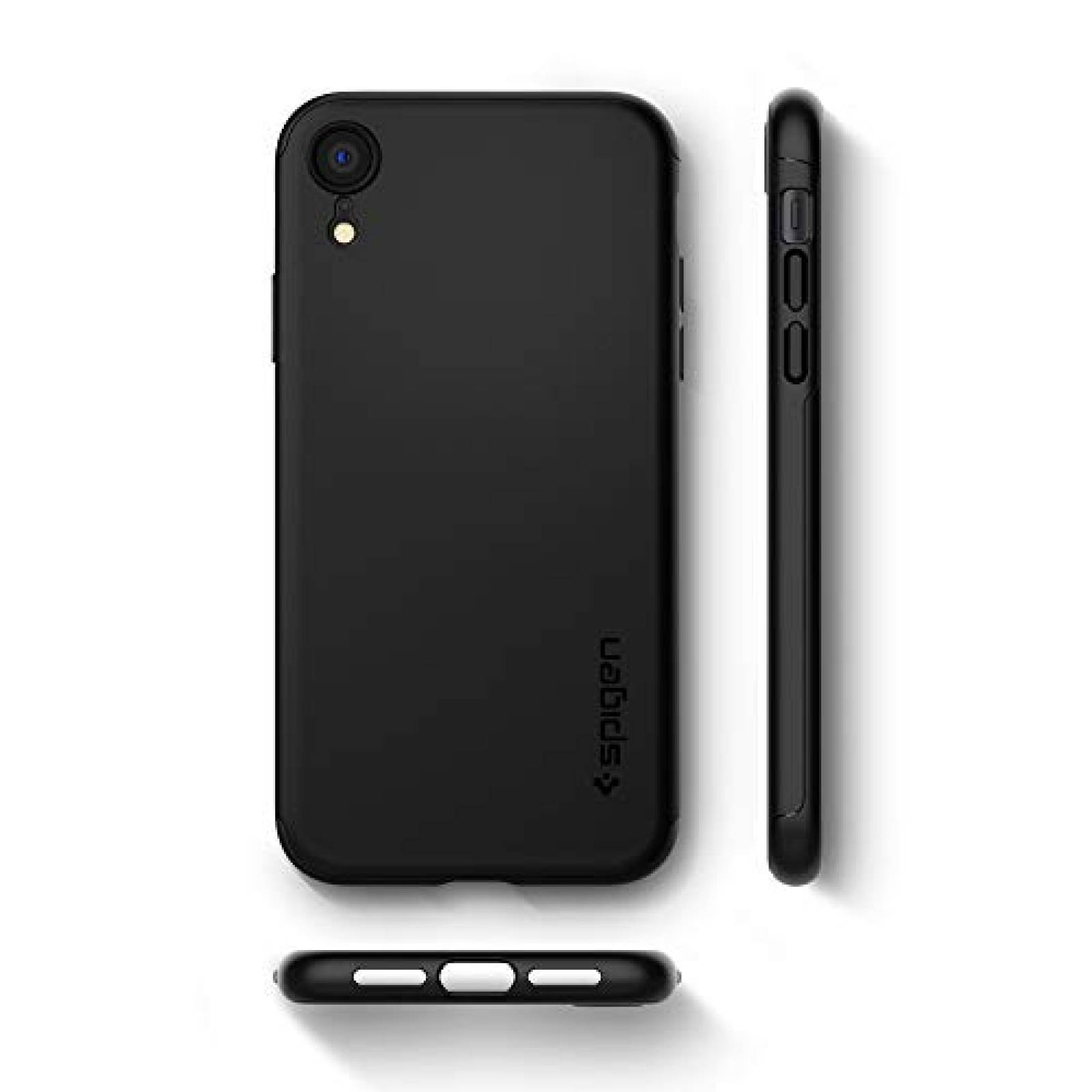 Funda Funda iPhone XR Funda Spigen, Thin Fit 360 - Exact as - Black