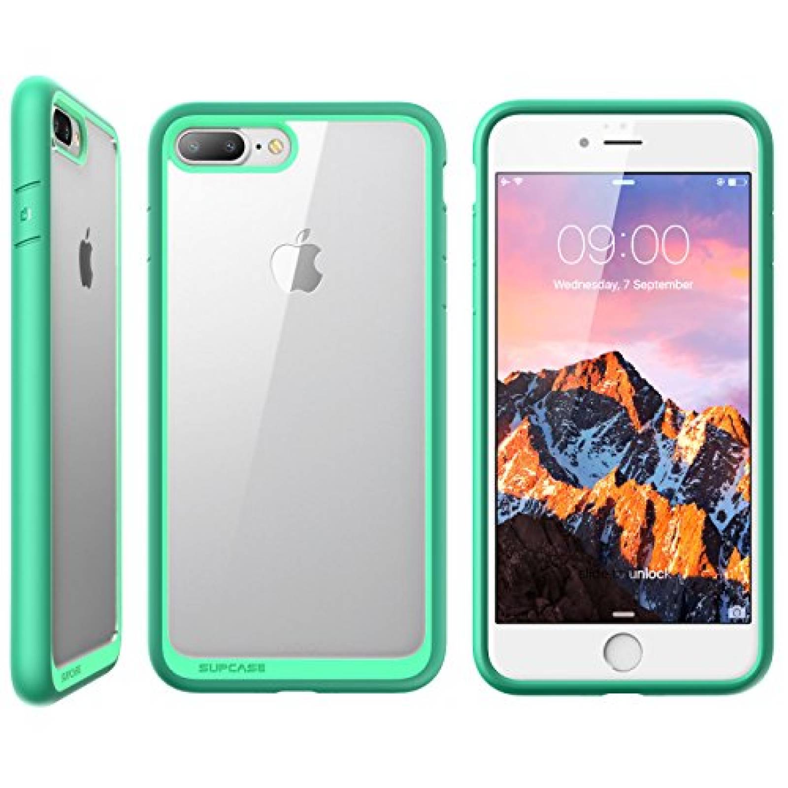 Funda Supcase - Funda para iPhone 8 Plus, estilo de unic 017, Verde