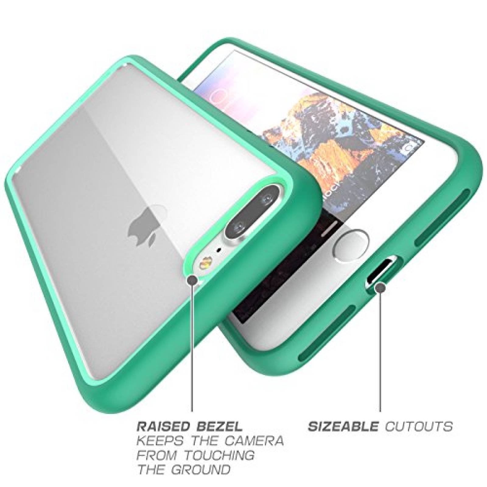 Funda Supcase - Funda para iPhone 8 Plus, estilo de unic 017, Verde