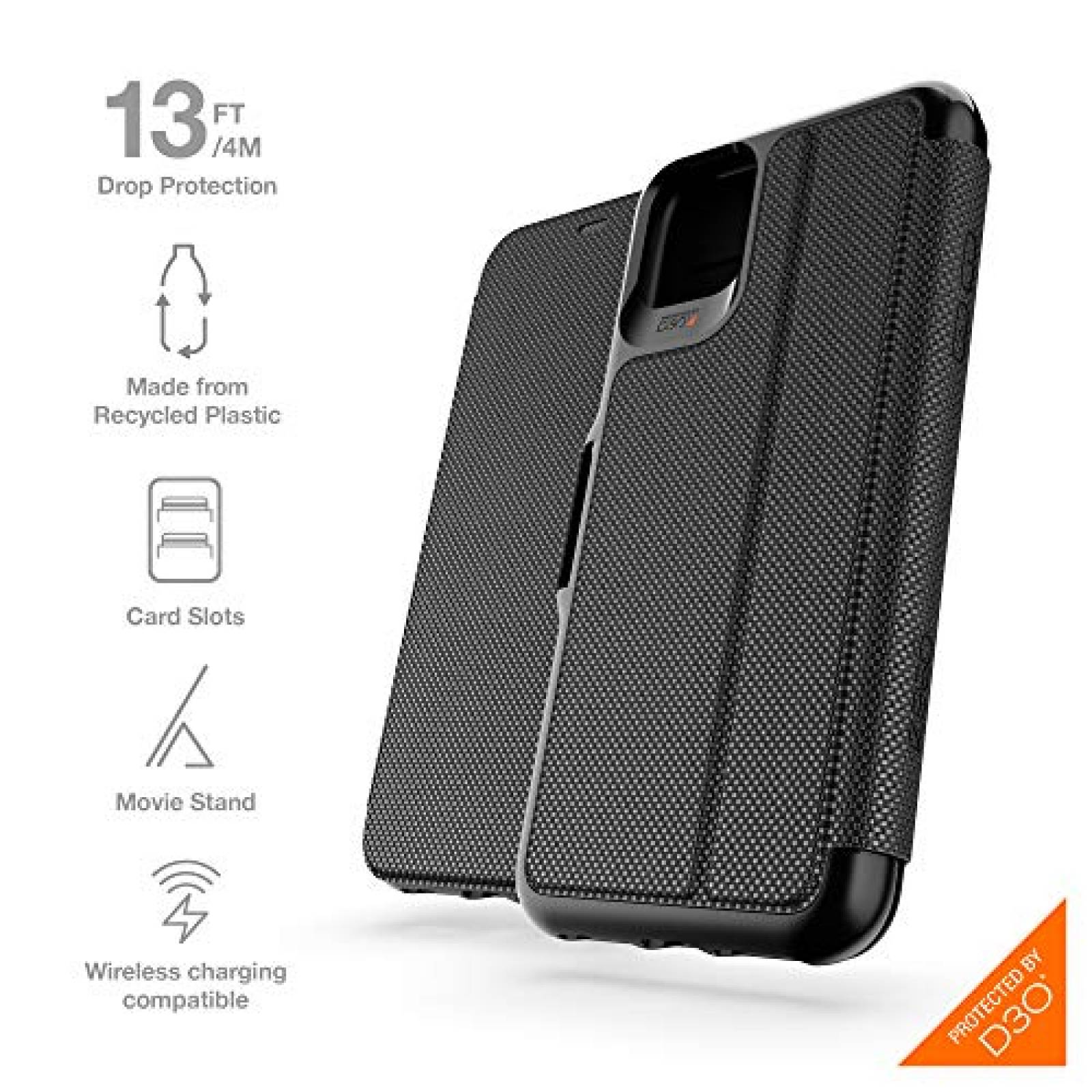 Funda GEAR4 Oxford Eco Folio Compatible with iPhone 11 P ck (36582)