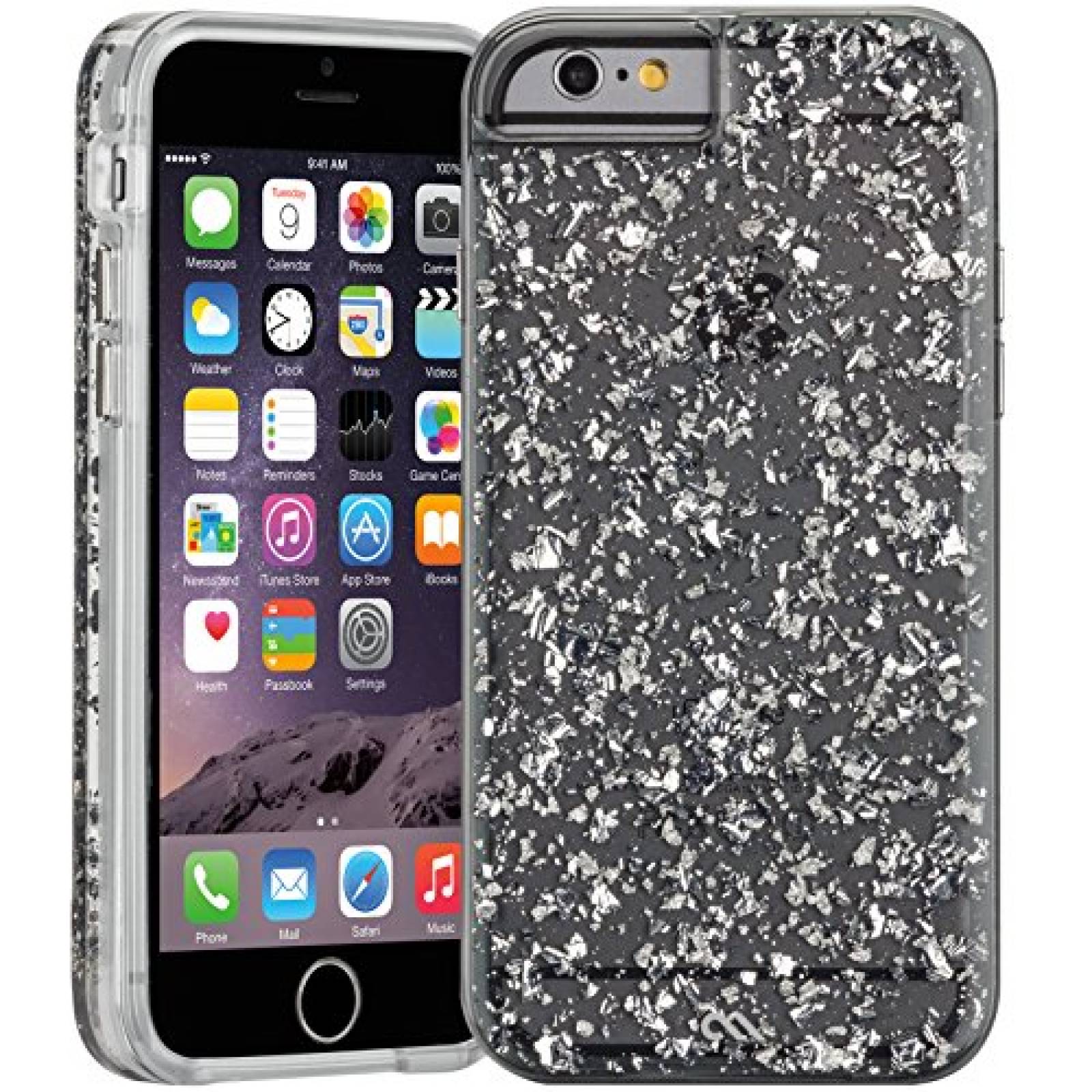 Funda Case-Mate CM032212 4.7" Cover Case Plata, Transpar nsparente)