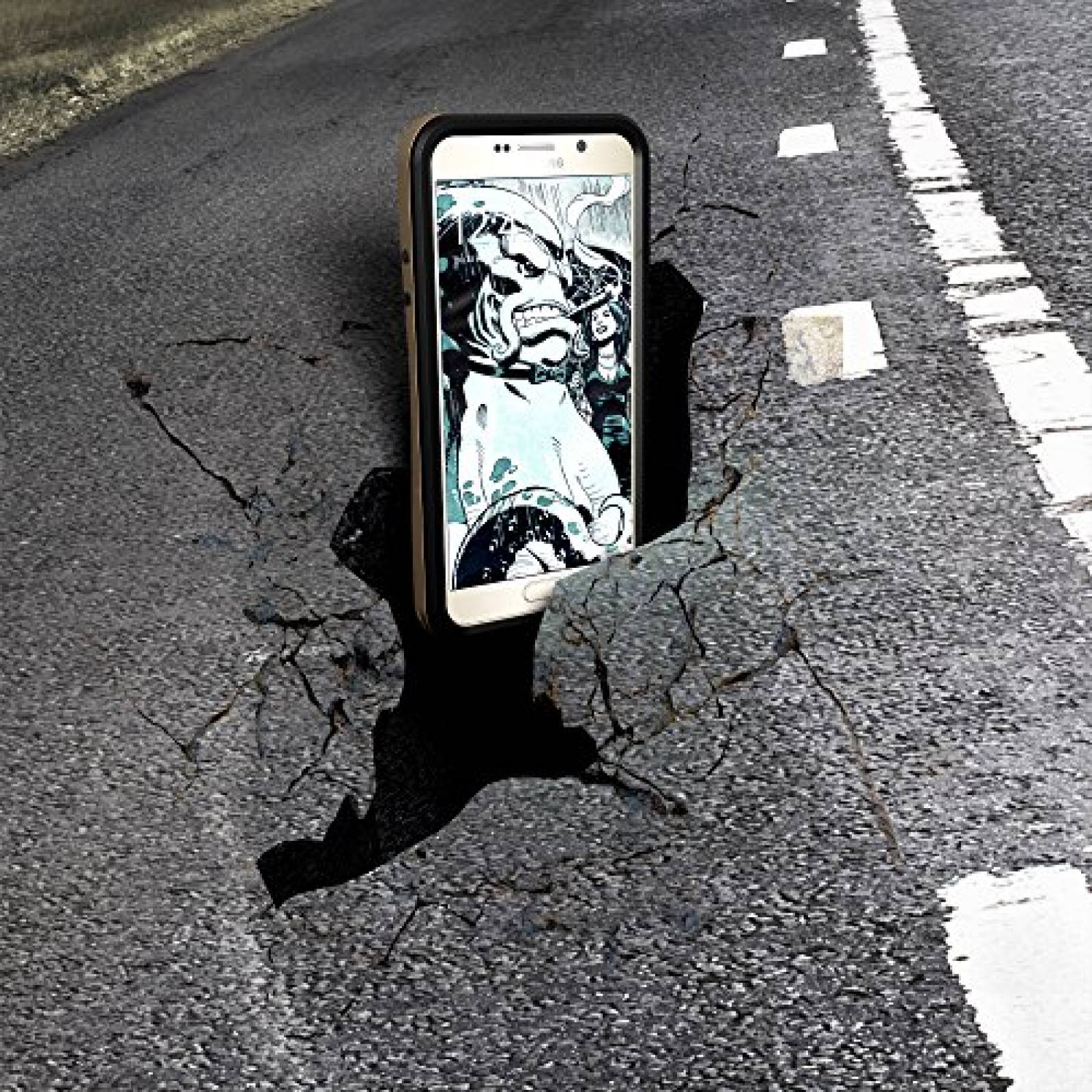 Funda Ghostek Note 5 Waterproof Case, Atomic 2.0 Series me Silver