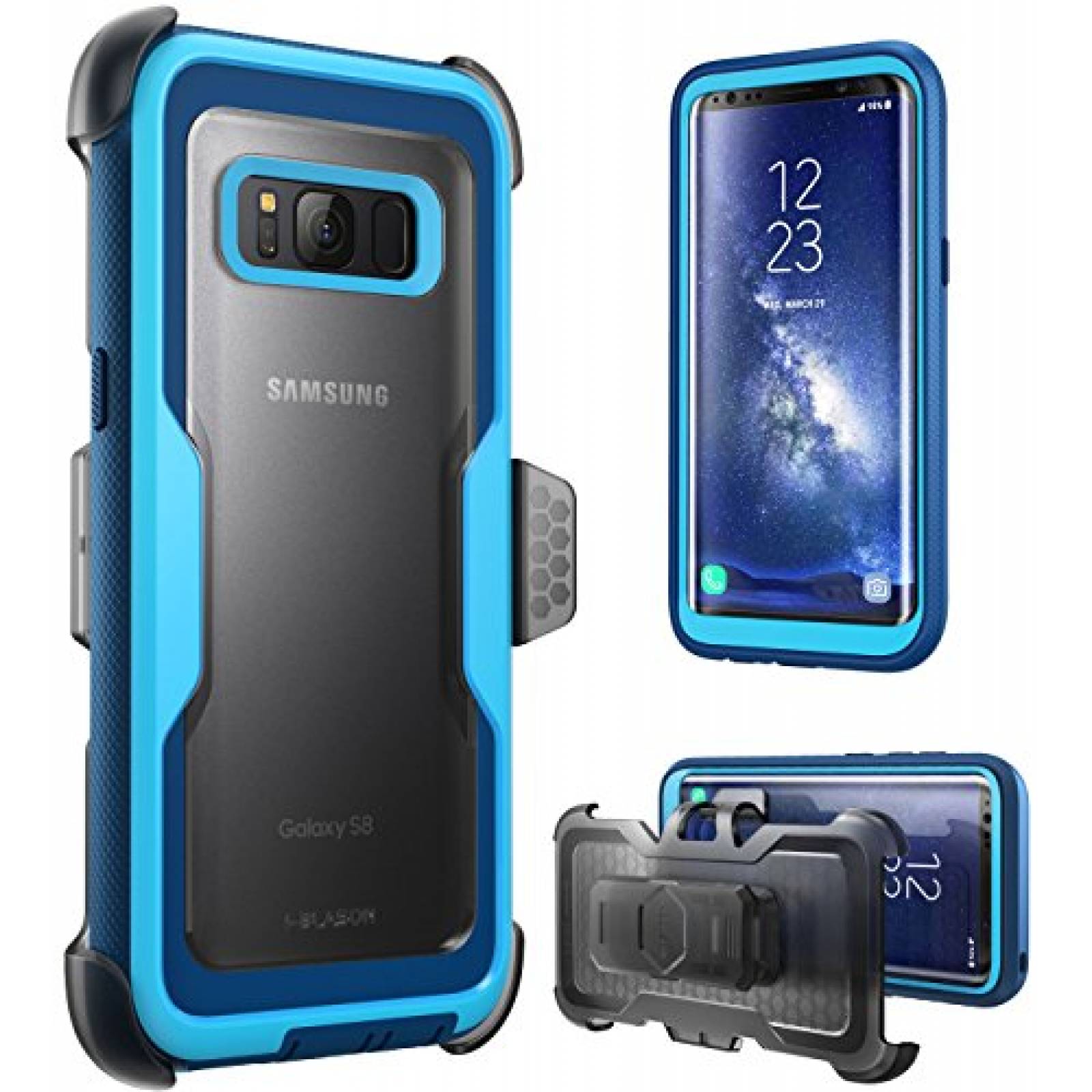 Funda i-Blason Armorbox Series - Carcasa para Samsung Ga ase (azul)