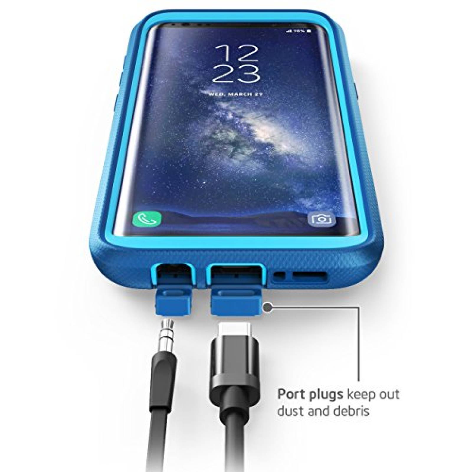 Funda i-Blason Armorbox Series - Carcasa para Samsung Ga ase (azul)