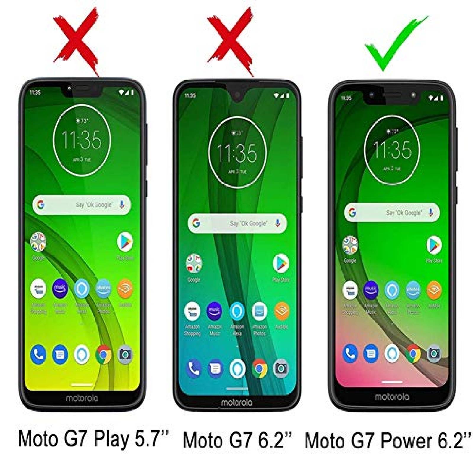Funda Moto G7 Power Case,Moto G7 Supra/XT1955/Moto G7 Op -Teal Blue