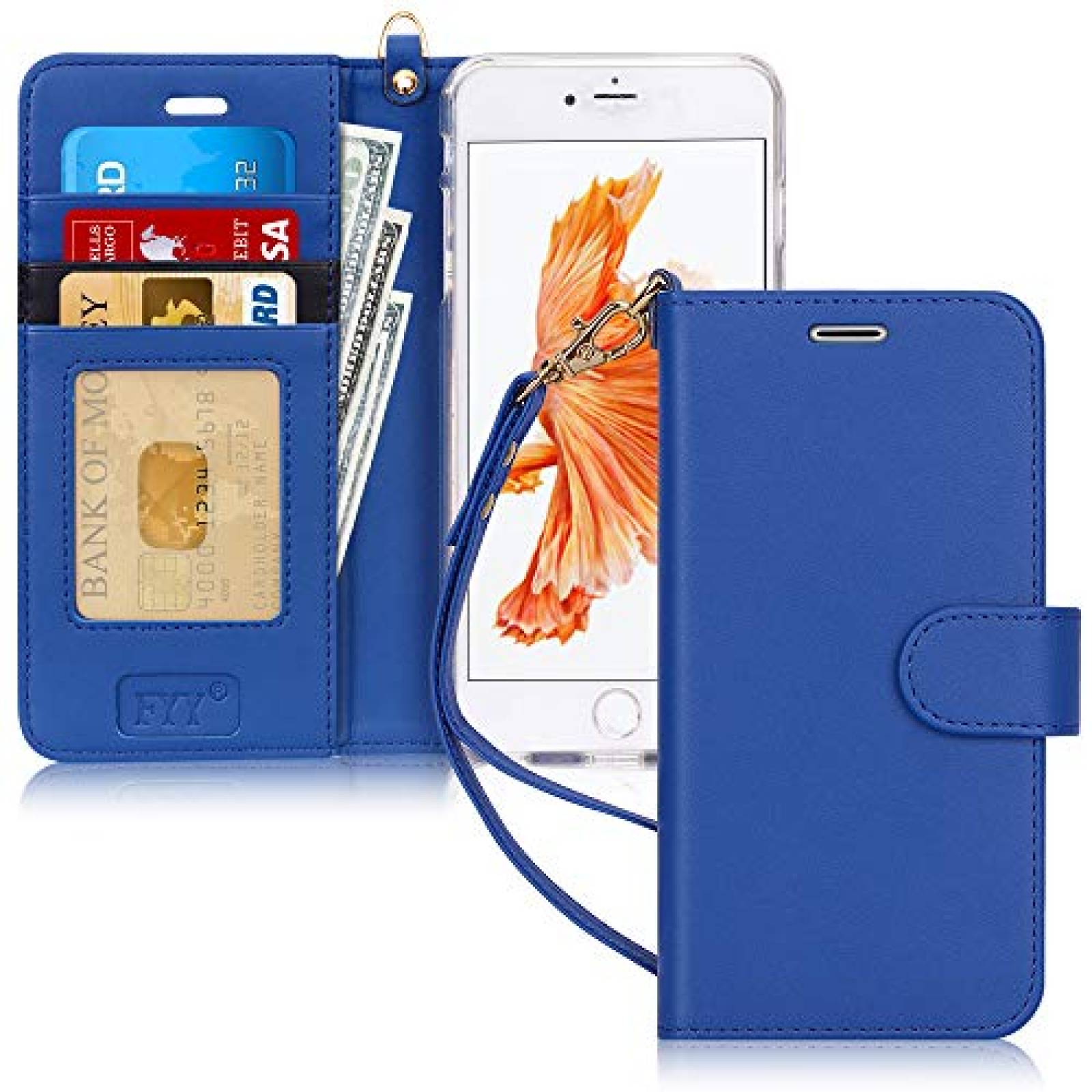Funda FYY Case for iPhone 6S Plus/iPhone 6 Plus (5.5"), 5.5") Navy