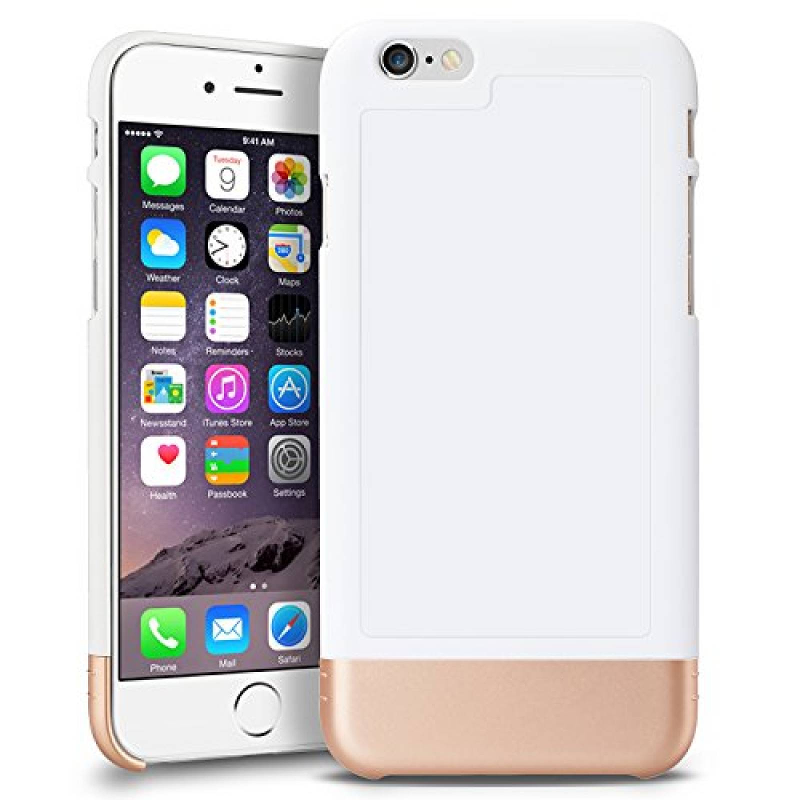 Funda iPhone 6/6s Case, Insten Tritone [Anti-Slip Grip]  /Rose Gold