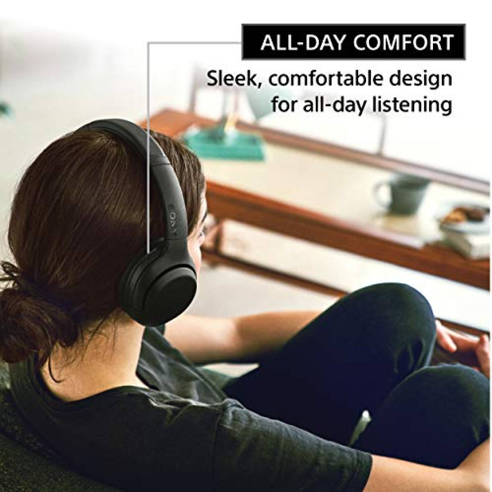 Audífonos Sony WHXB900N  Bluetooth de diadema con noise canc rado, Azul