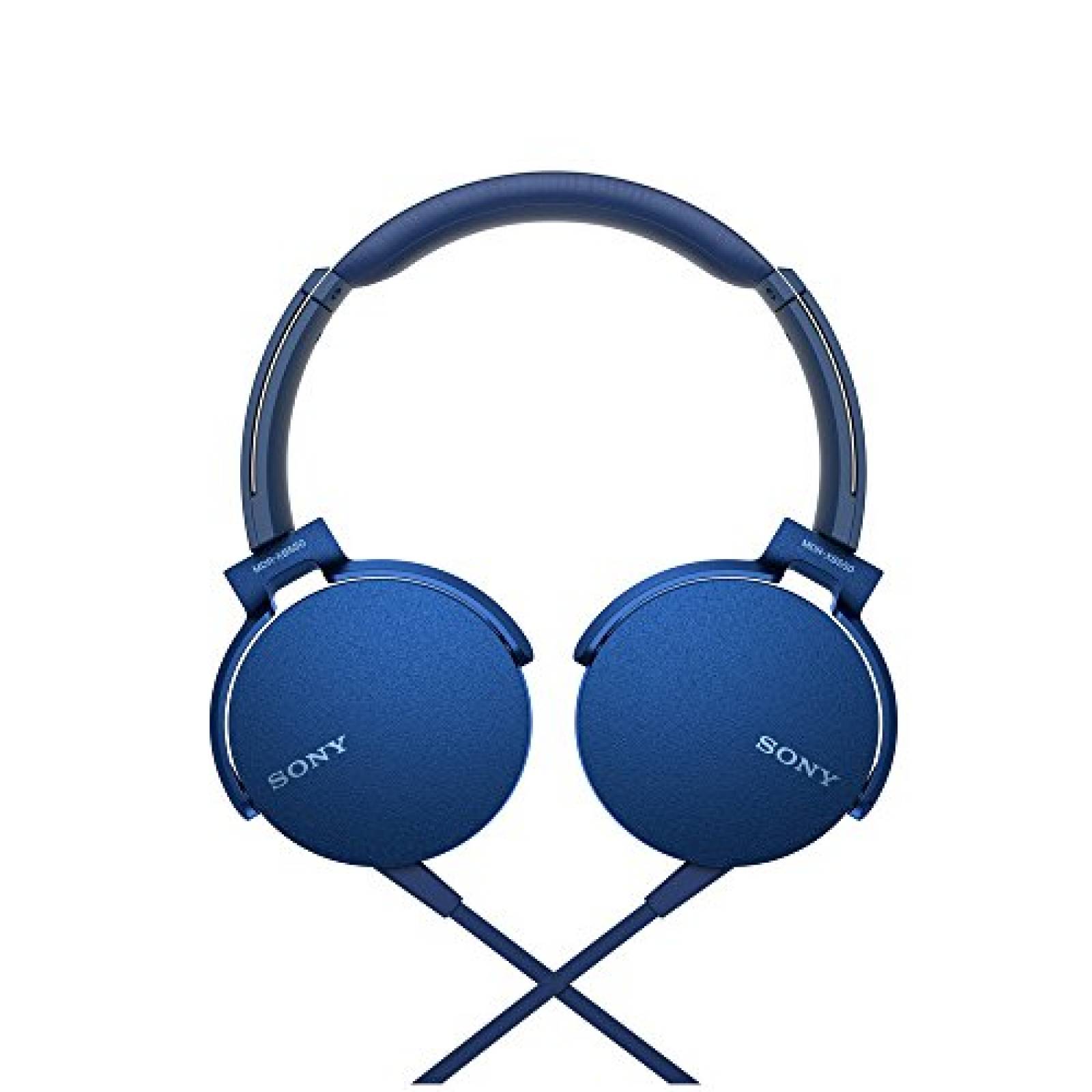 Audífonos Sony MDRXB550AP  de diadema EXTRA BASS con micrófo res , Azul