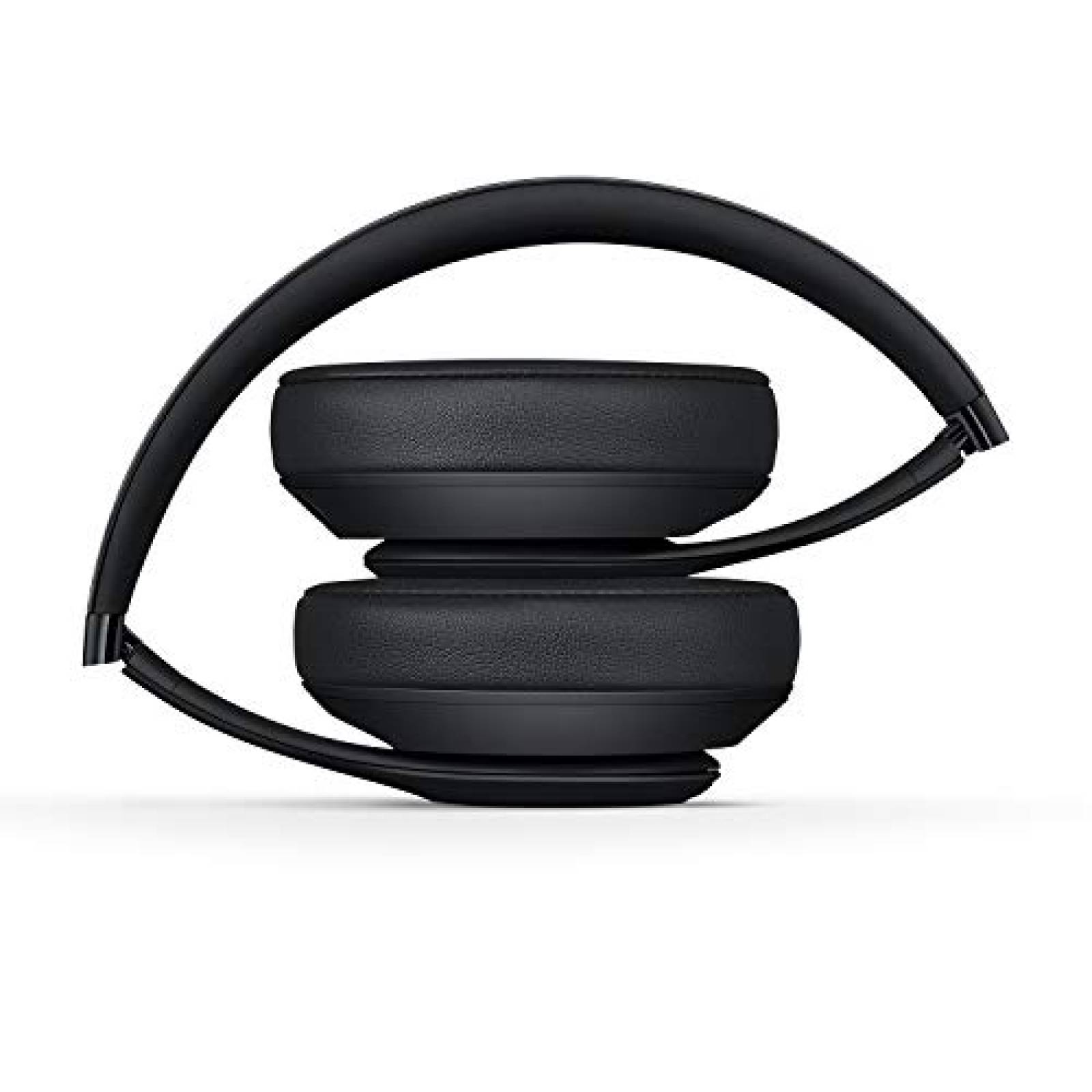 Audífonos onEar Beats Studio3 Wireless con cancelación de Ru Negro Mate