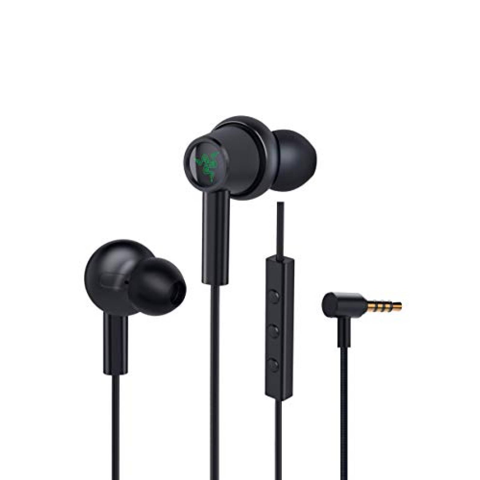 Audífonos Razer Hammerhead Duo  Auriculares 3,5 mm, con Cable de Doble Negro Mate