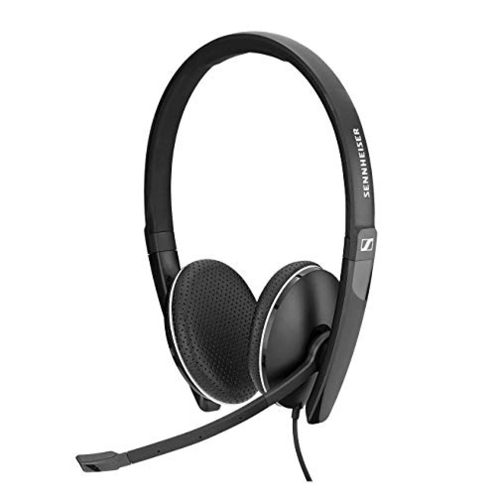 Audífonos Sennheiser SC 160 USB 508315  Auriculares de doble cara bina gro, negro