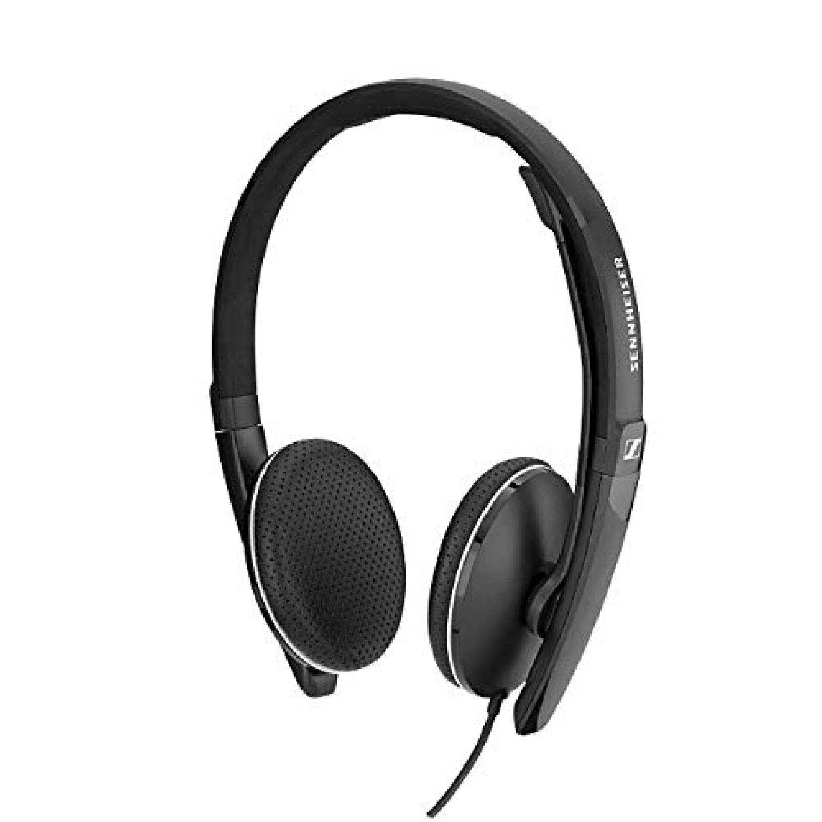 Audífonos Sennheiser SC 160 USB 508315  Auriculares de doble cara bina gro, negro
