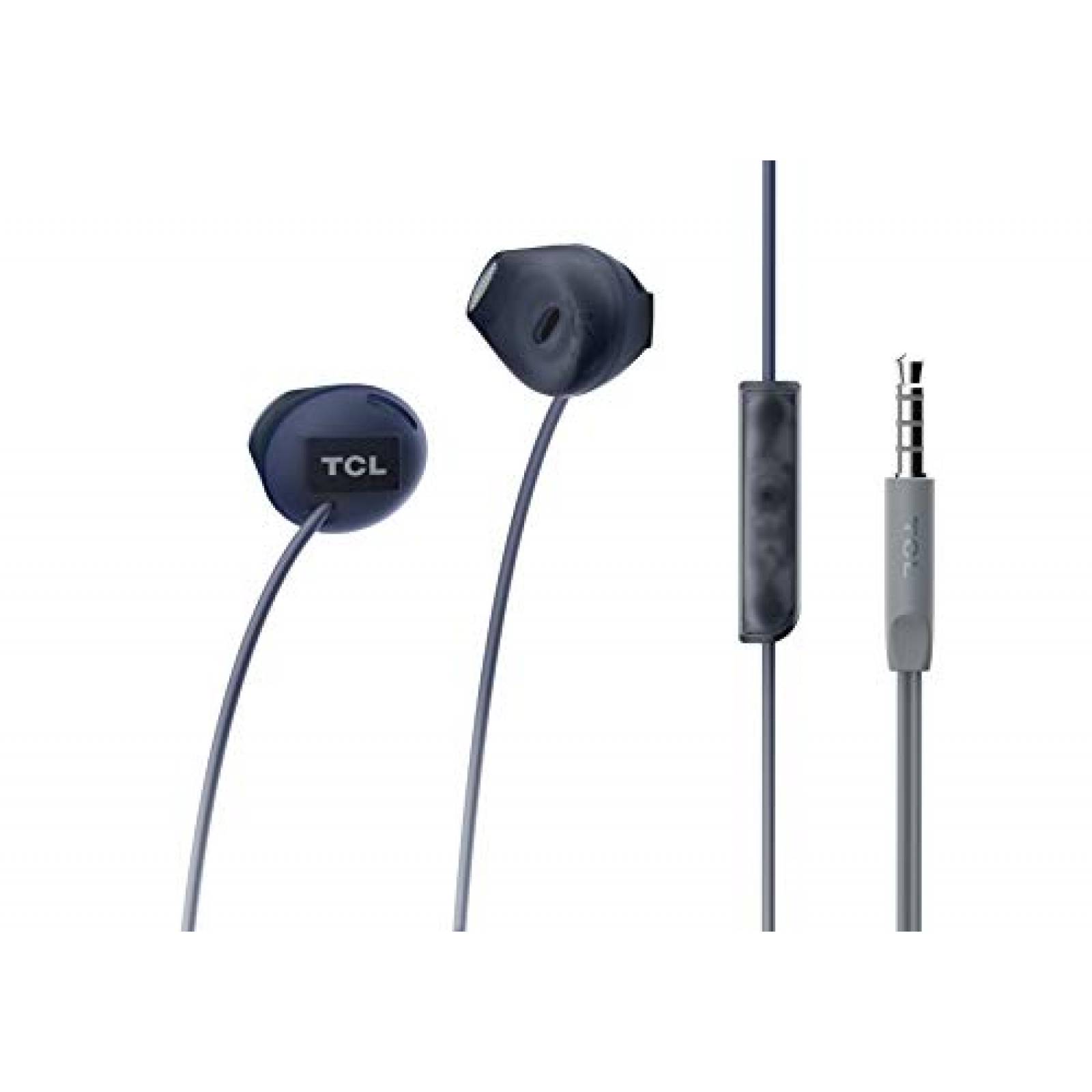 Audífonos TCL Socl200  Auriculares inEar con Cable con Controladores d olor Negro