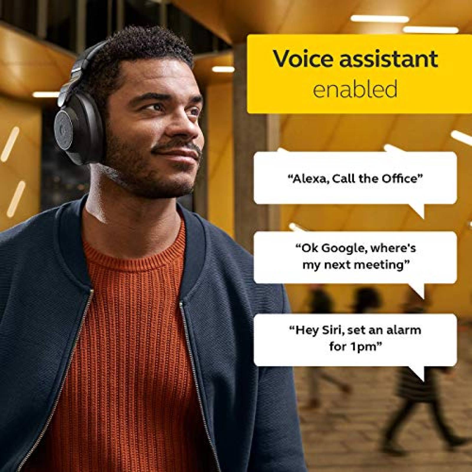 Audífonos Jabra Elite 85h Wireless NoiseCanceling Headphones, Gold Bei  Resistant