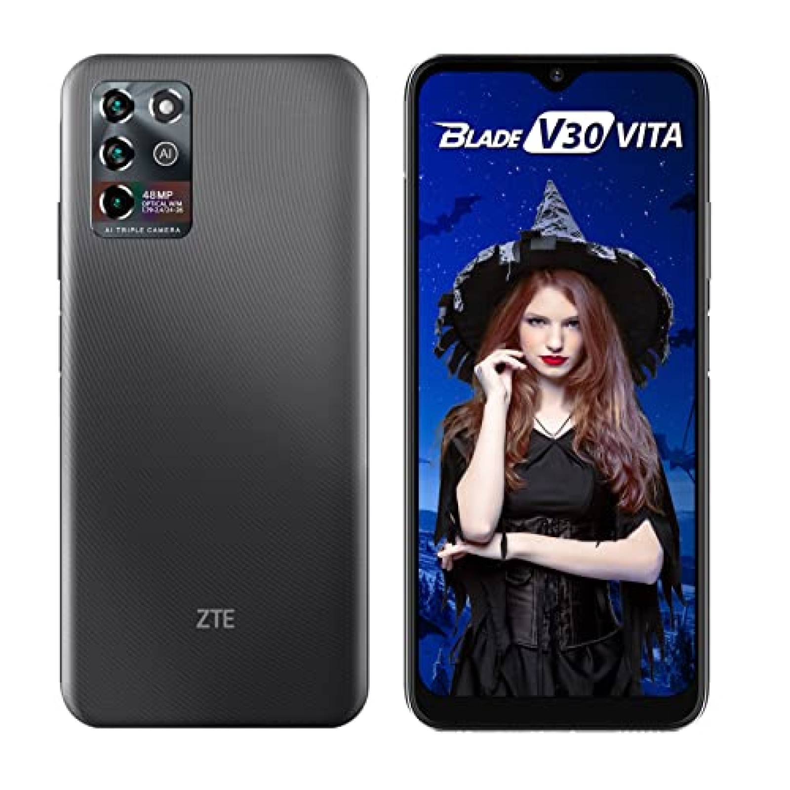 ZTE Smartphone Blade V30 Vita 128 GB 6.82" Gris Desbloqueado