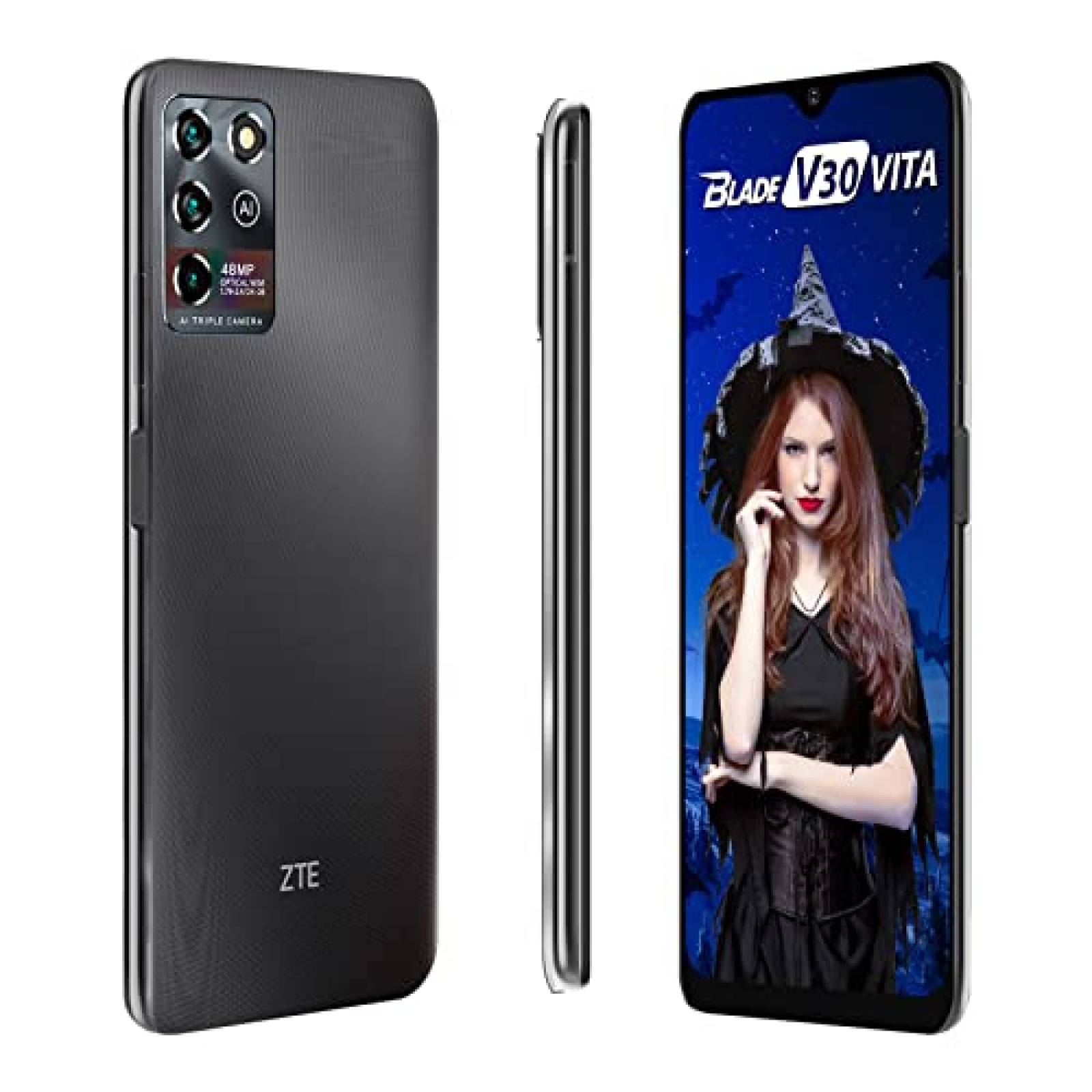 ZTE Smartphone Blade V30 Vita 128 GB 6.82" Gris Desbloqueado