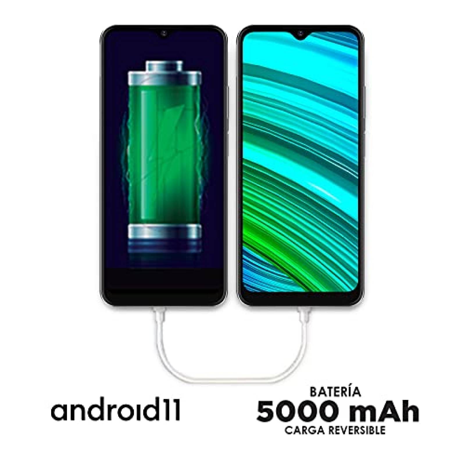 ZTE Smartphone Blade V30 Vita 128 GB 6.82" Gris Desbloqueado