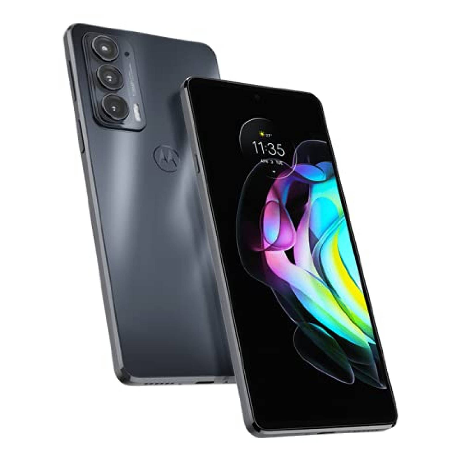 Moto Edge 20, Negro, Smartphone de 6.67", Android 11.0 R, Equipo Desbloqueado, Cámara Trasera 108MP + 16MP (Wide/Macro) + Cámara Frontal 32 MP, LED Flash, Procesador 8 Núcleos + 6 GB RAM