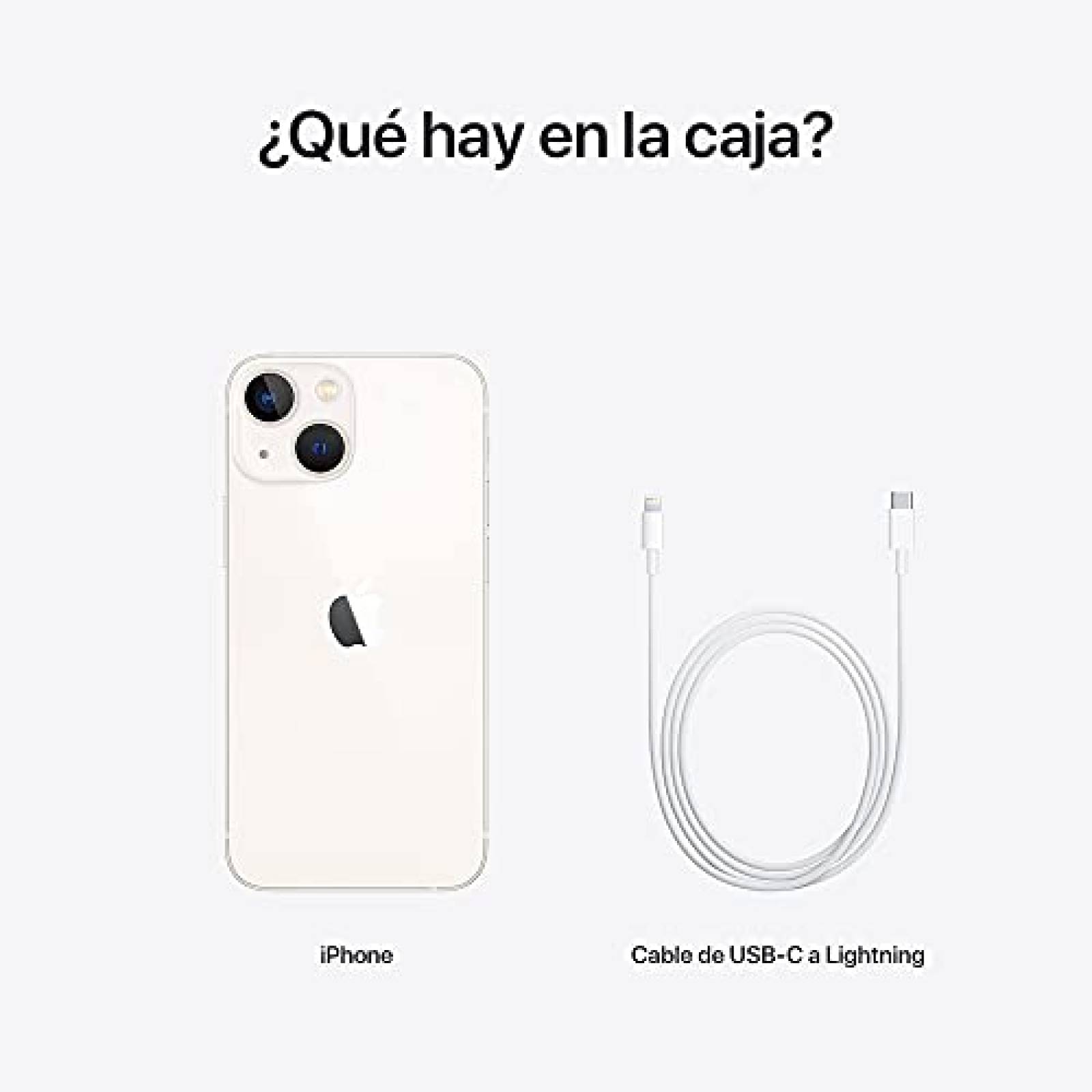 Apple iPhone 13 Mini (256 GB) - Blanco Estelar   (renovado Premium)