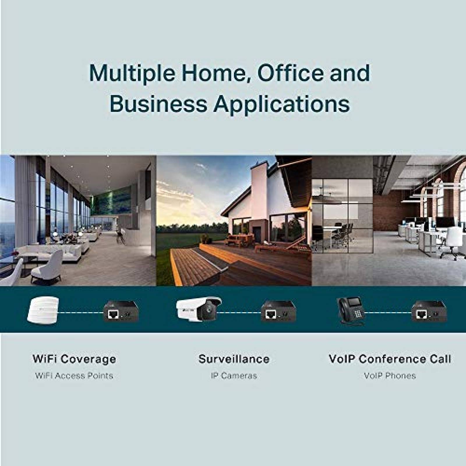 TP-Link POE Injector Adaptador Ethernet TL-POE150