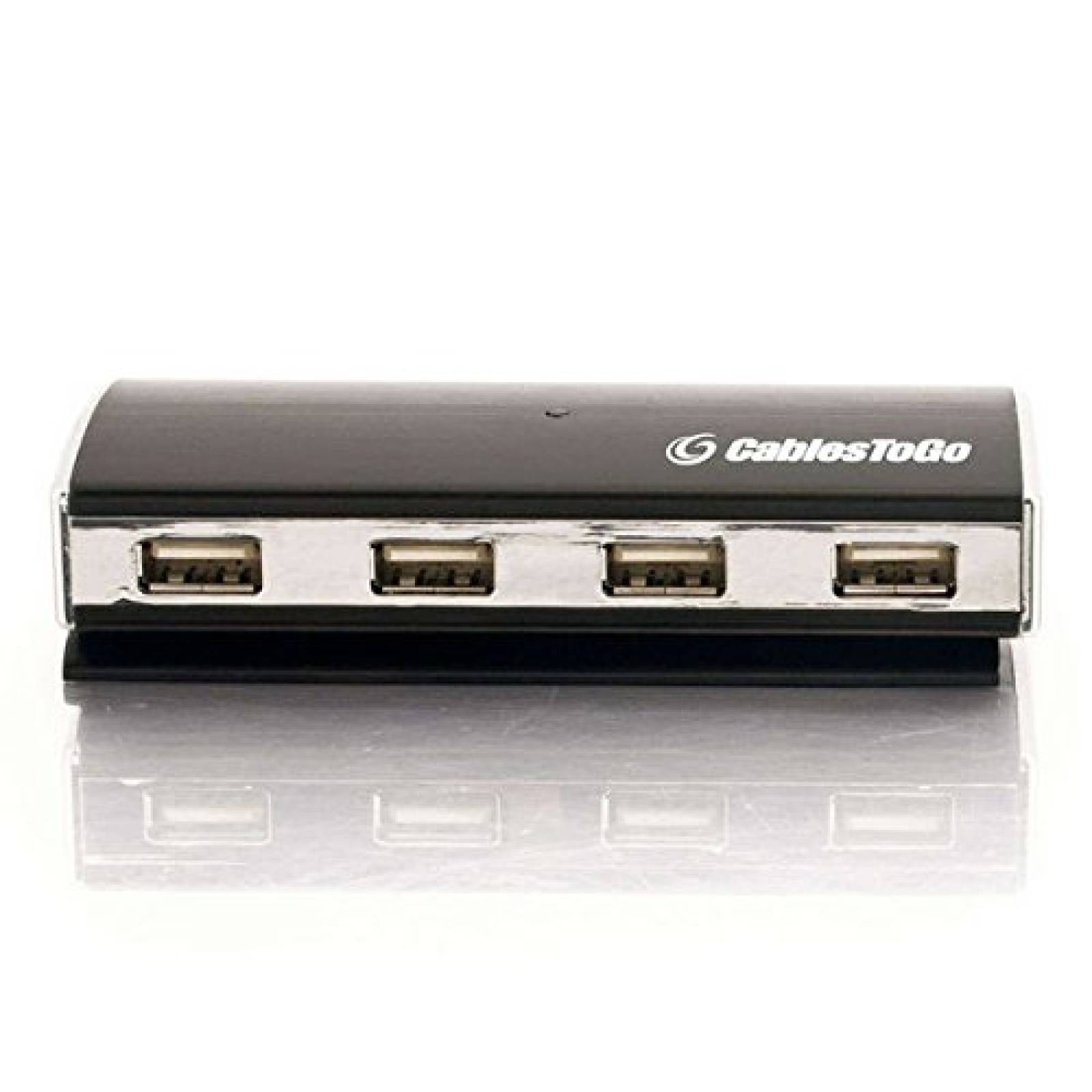 C2G 29508 4-Port USB 2.0 Aluminum Hub for Chromebooks, Laptops, and Desktops