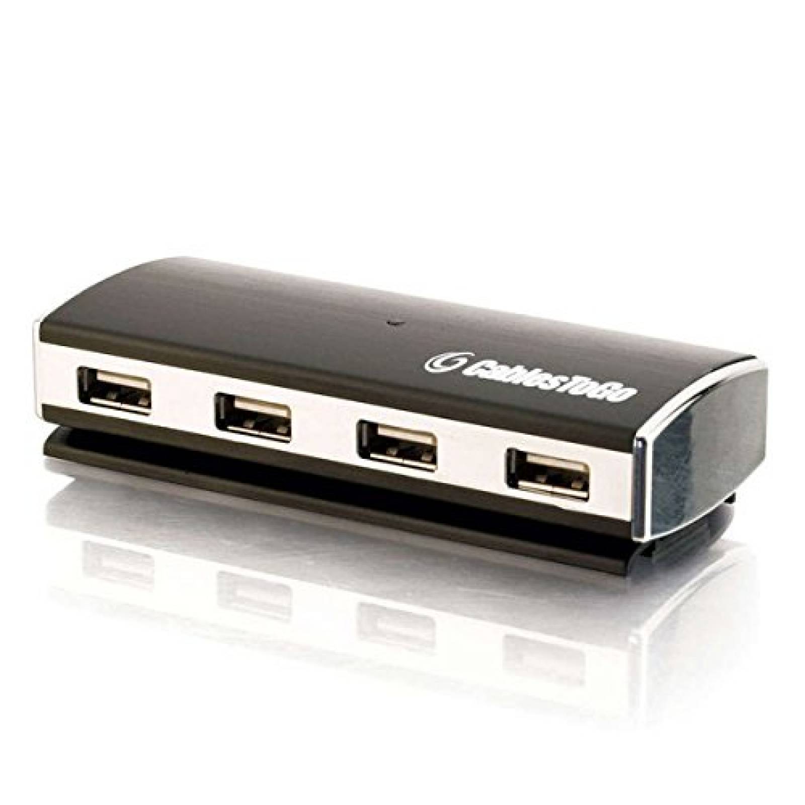 C2G 29508 4-Port USB 2.0 Aluminum Hub for Chromebooks, Laptops, and Desktops