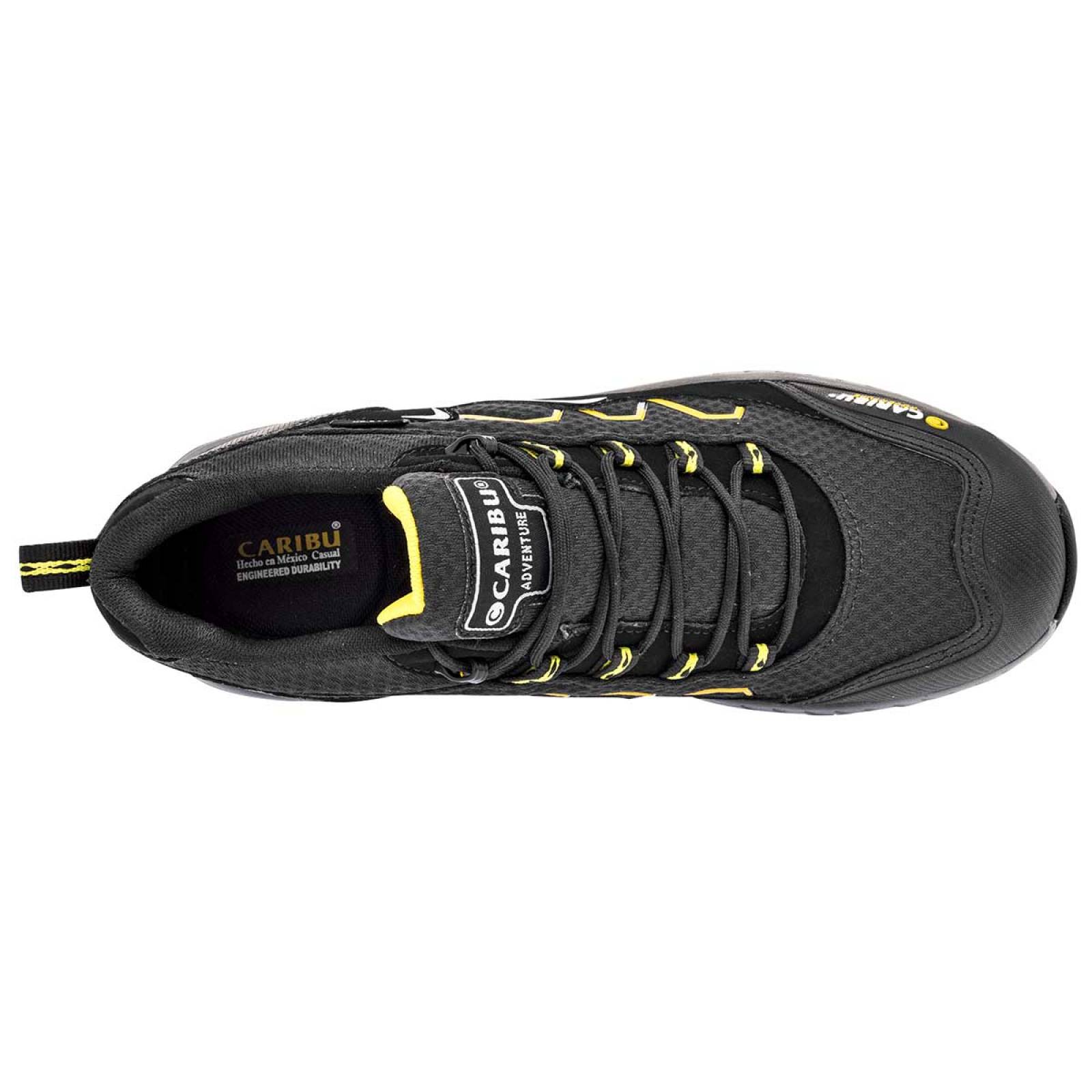 Bota y botin Mod 333 Para Hombre Caribu Color Negro