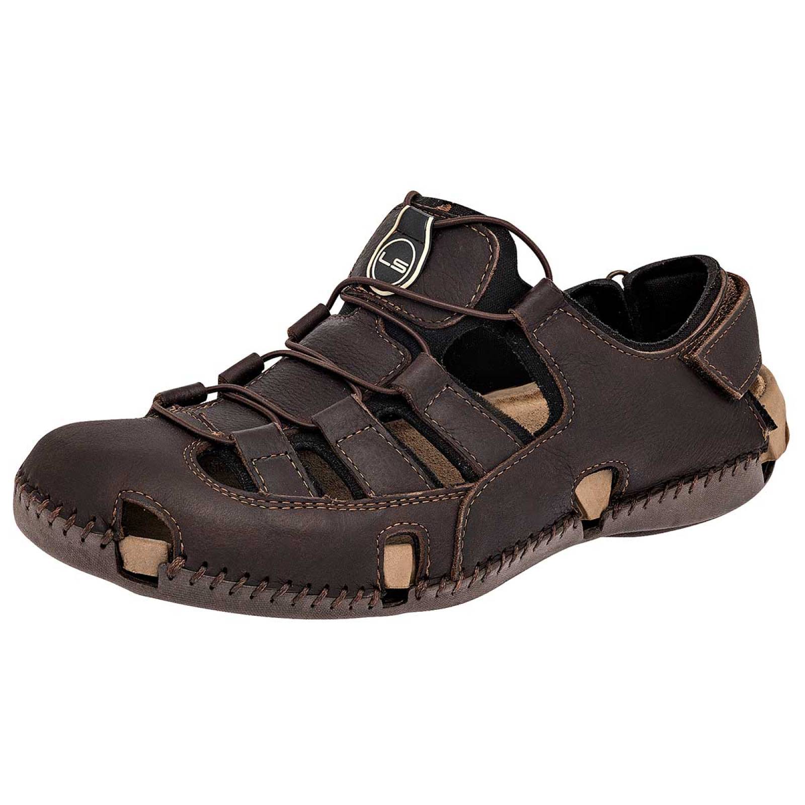 Sandalia Mod 6245b Para Hombre Lobo solo Color Cafe