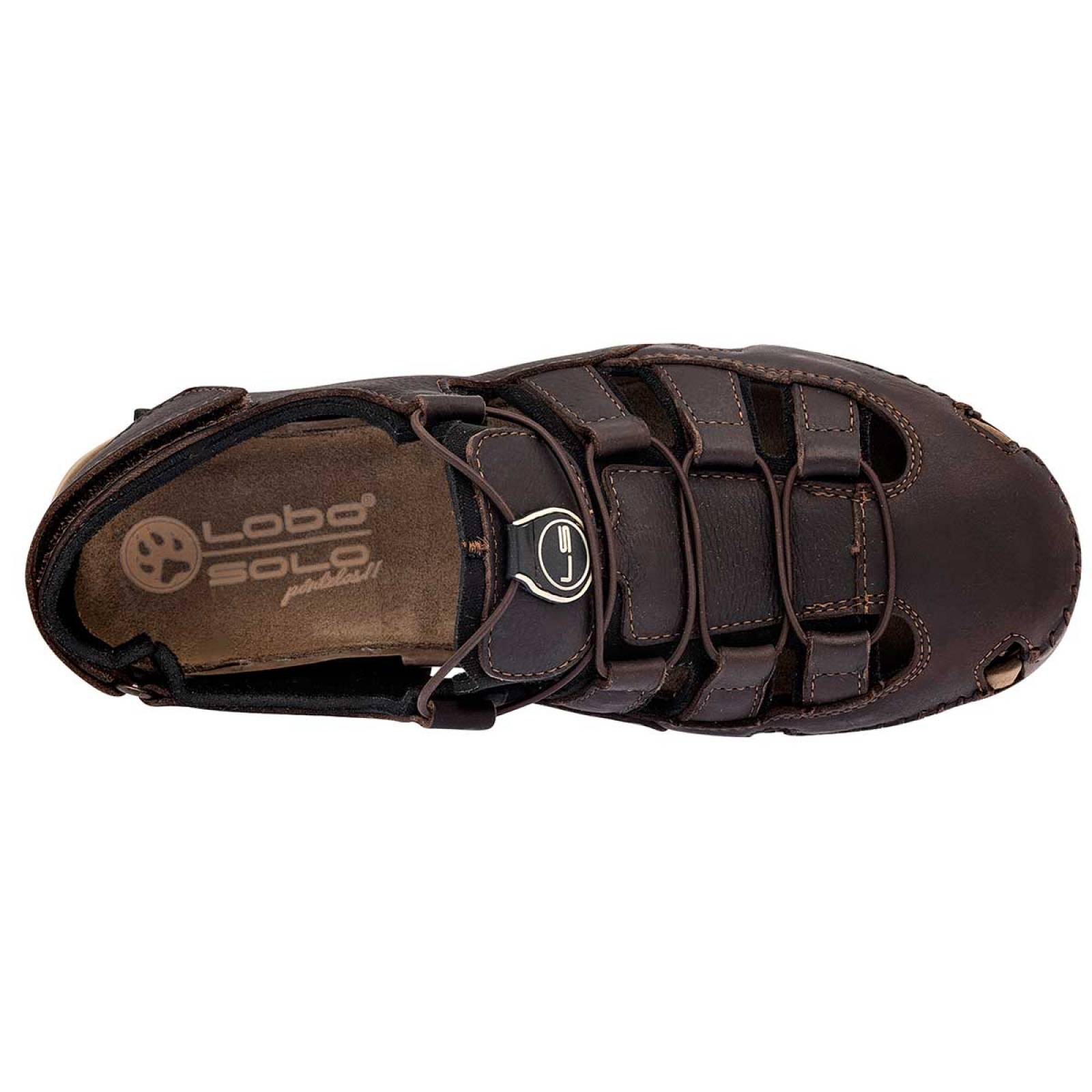 Sandalia Mod 6245b Para Hombre Lobo solo Color Cafe