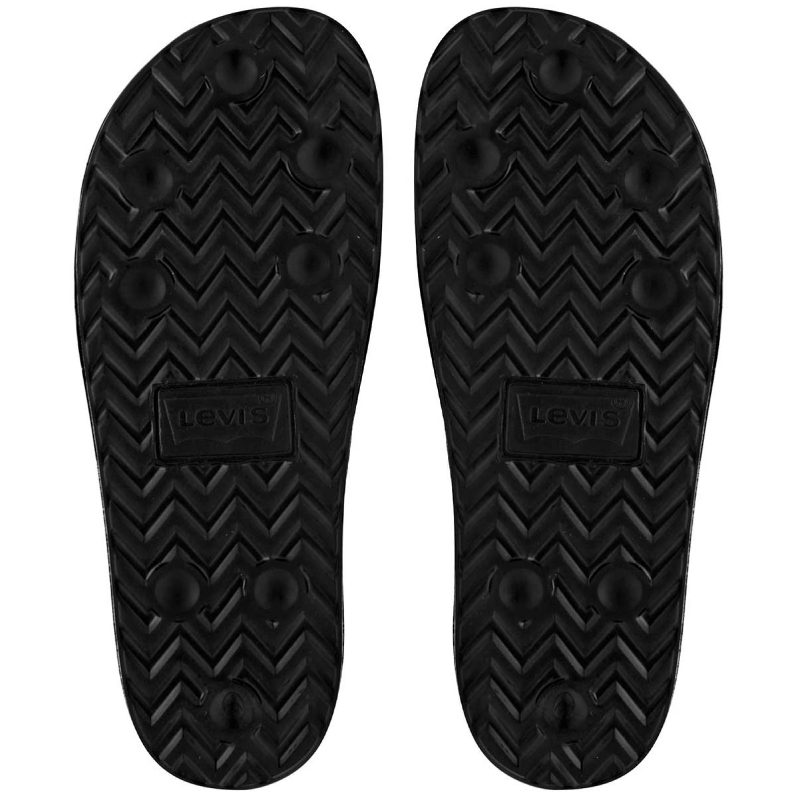 Sandalia Mod L211542 Para Hombre Levis Color Negro