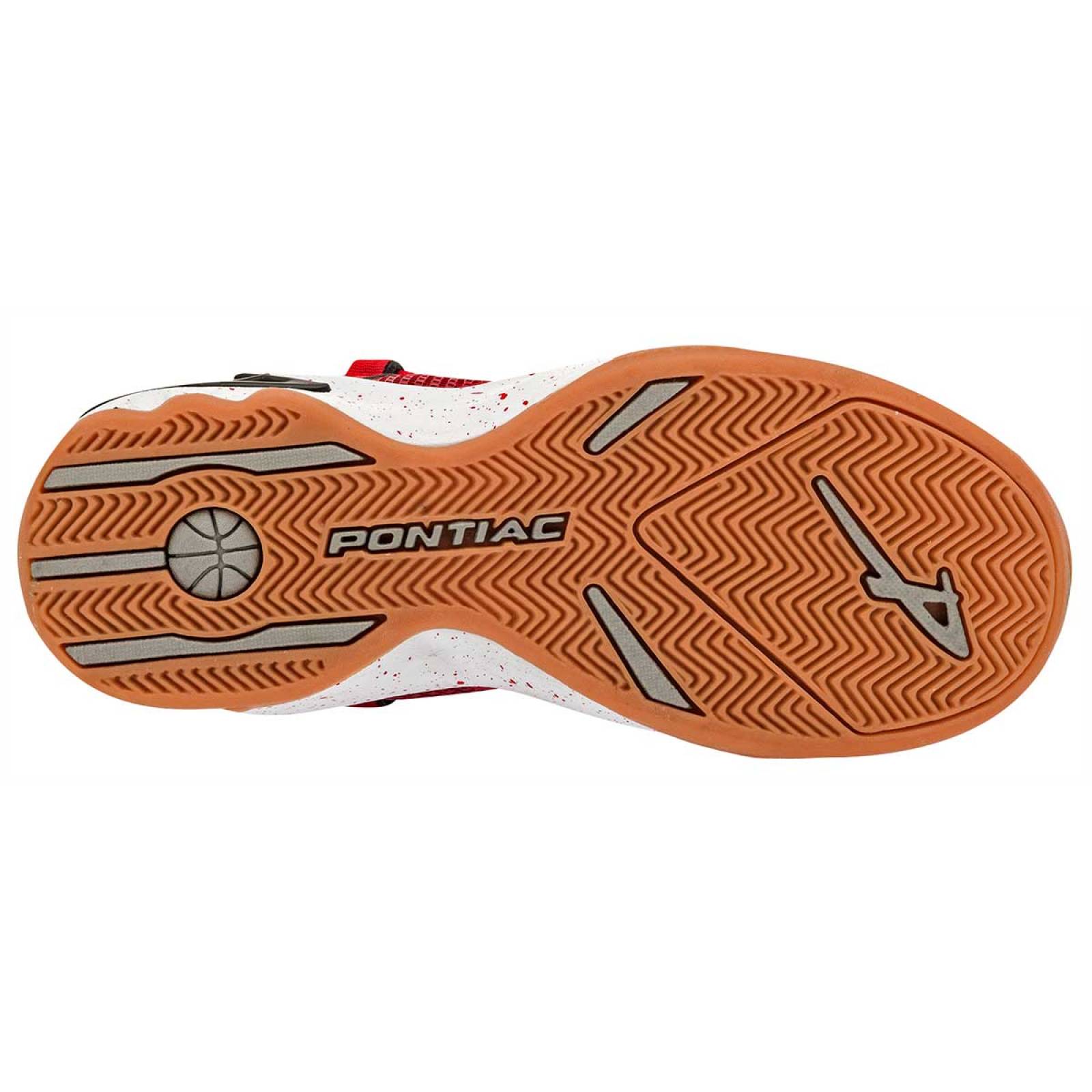 Tenis Mod 6109 Para Hombre Pontiac Color Rojo