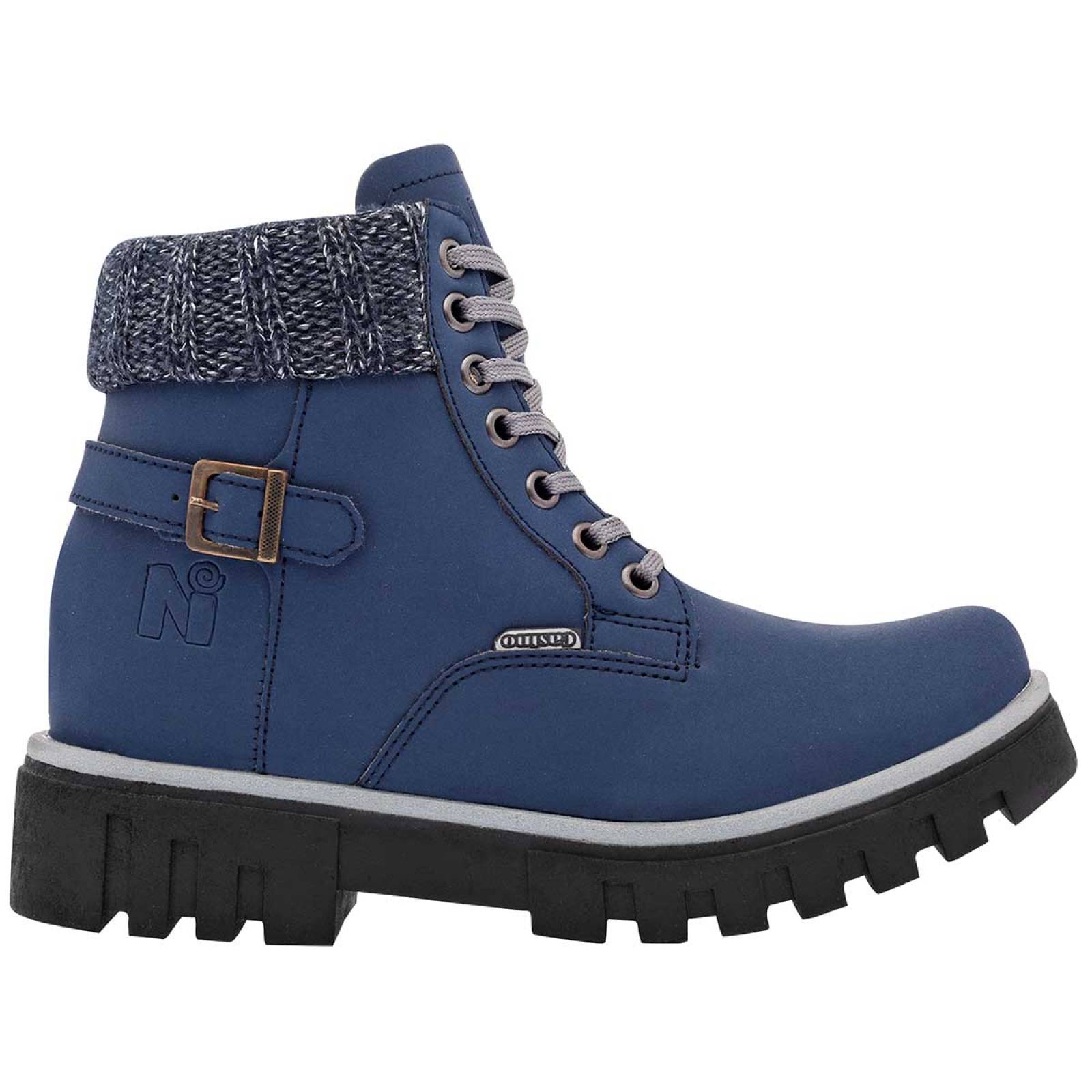 Bota y botin Mod B3000 Para Mujer Bycasino x Color Marino