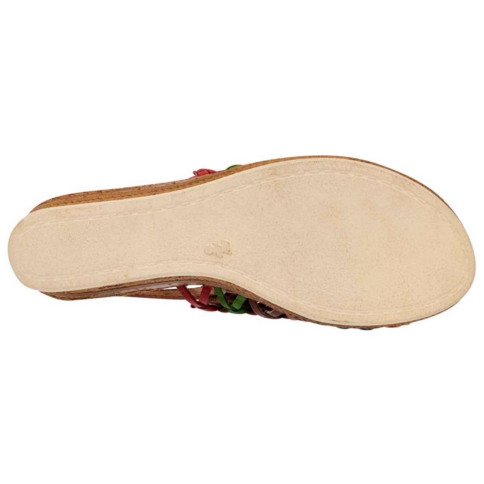 Sandalia Mod 1631013 Para Mujer Mora tierra Color Camel