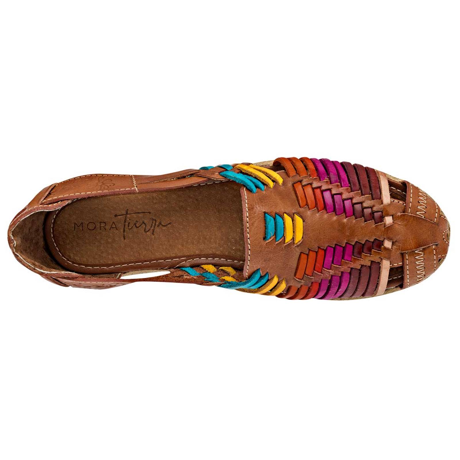Sandalia Mod 163104m Para Mujer Mora tierra Color Camel