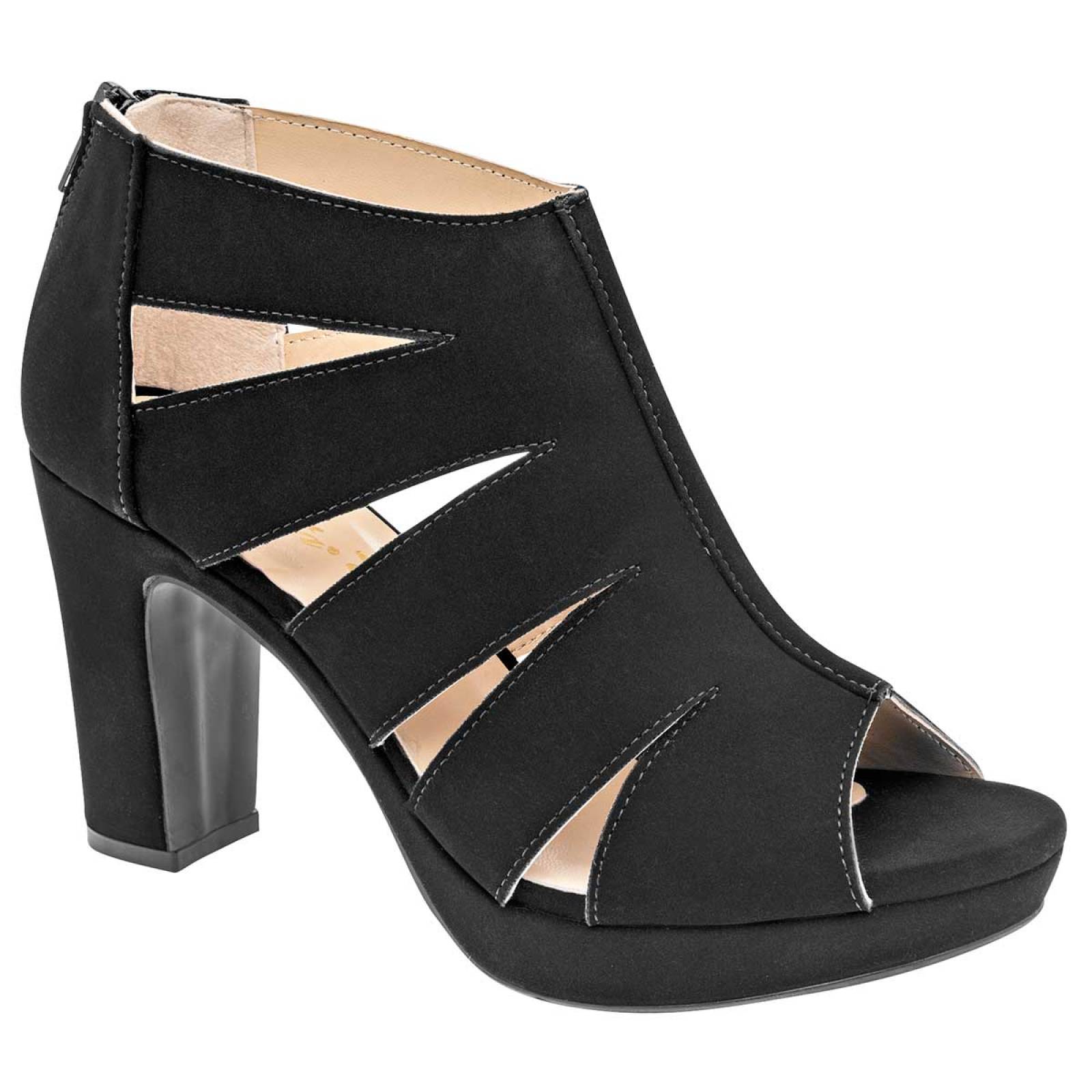 Zapatilla Mod 105018 Para Mujer Damita Color Negro