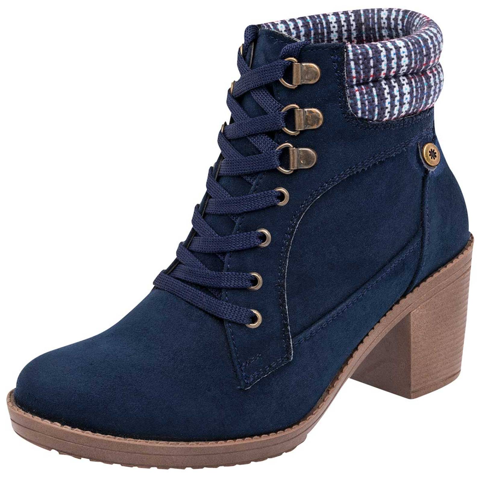 Bota y botin Mod 1369011 Para Mujer Moramora Color Marino