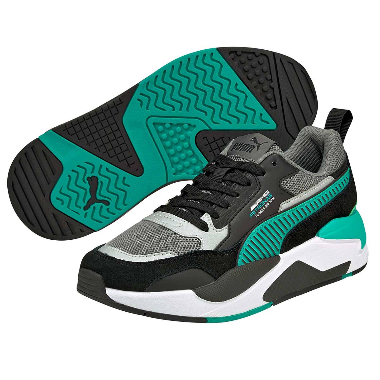 Tenis Mod 30681504 Para Joven Puma Color Gris