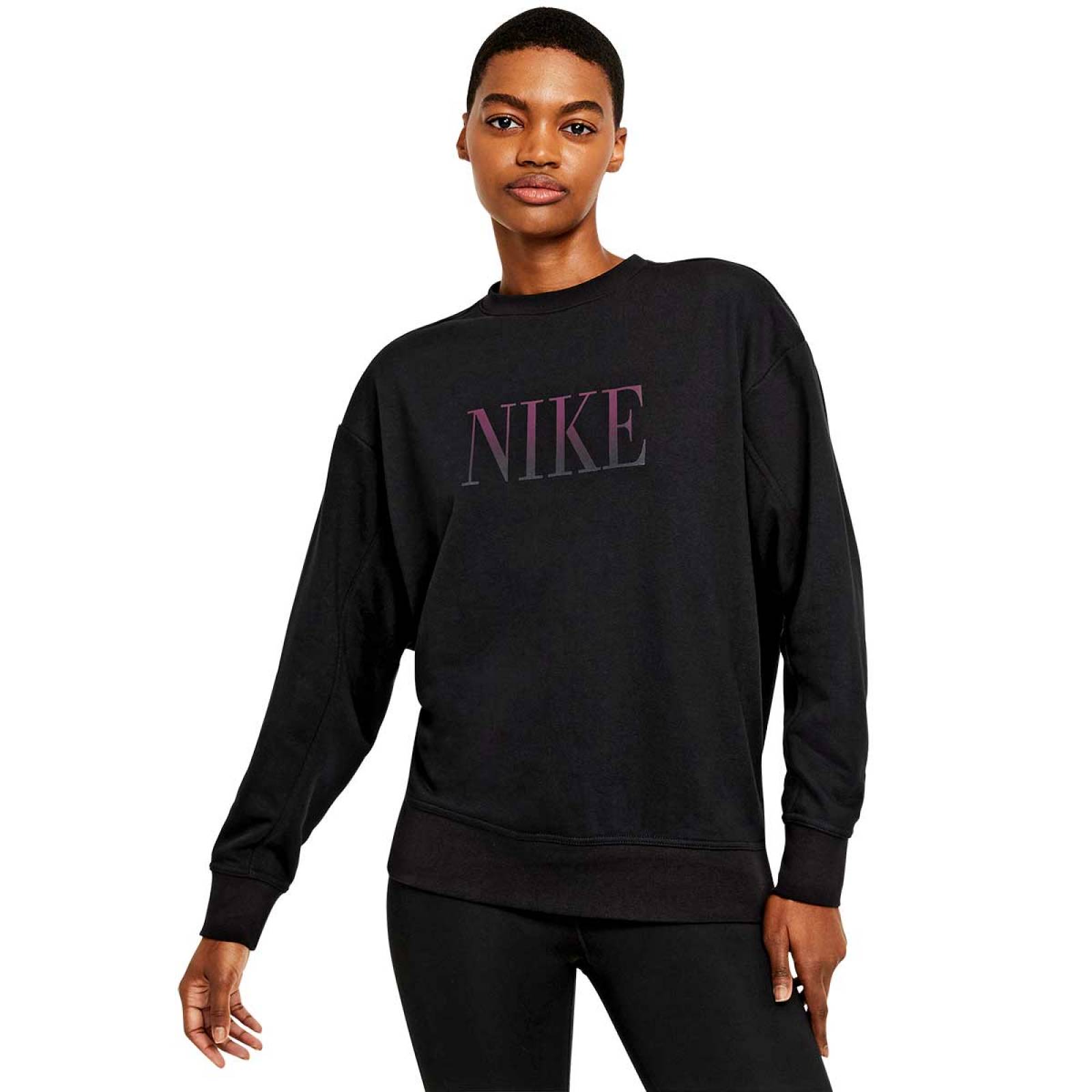 Sudadera Mod Dd5282010 Para Mujer Nike Color Negro