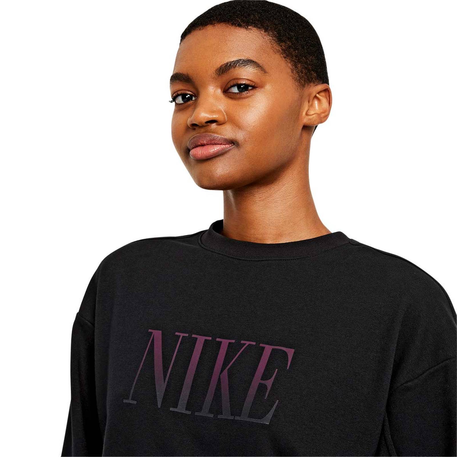 Sudadera Mod Dd5282010 Para Mujer Nike Color Negro