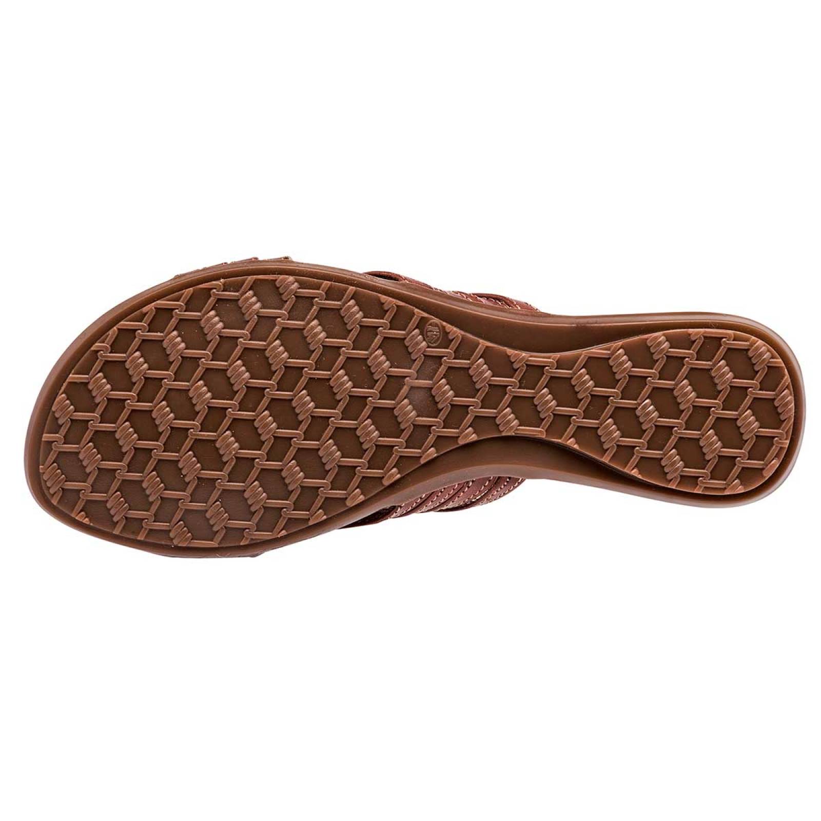 Sandalia Mod 163205 Para Mujer Mora tierra Color Camel