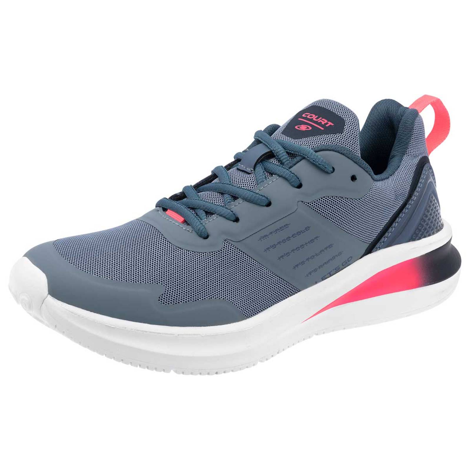 Tenis Mod A4702t Para Mujer Court Color Azul