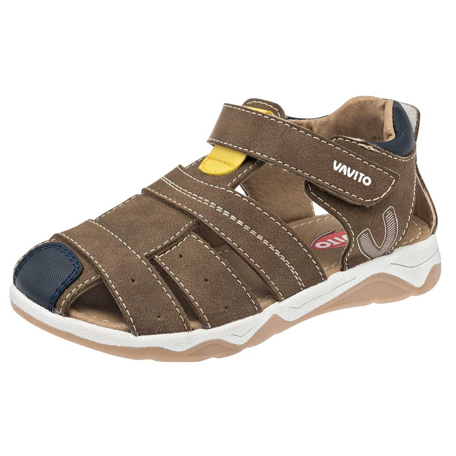 Sandalia Mod V9604 Para Niño Vavito Color Camel