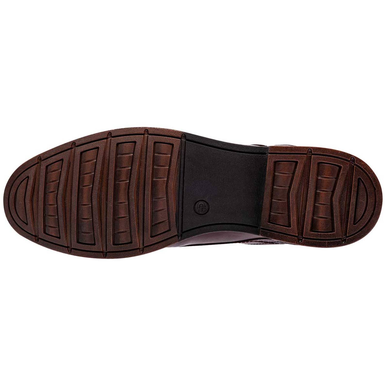 Zapato vestir Mod 4216 Para Hombre Negro total Color Cafe