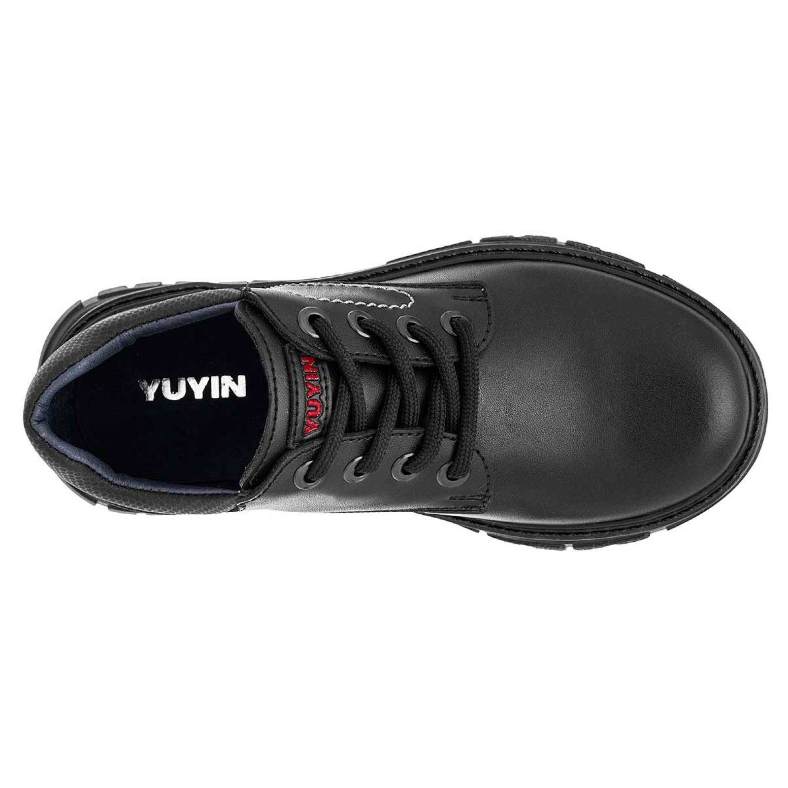 Zapato casual Mod 22131 Para Joven Yuyin Color Negro
