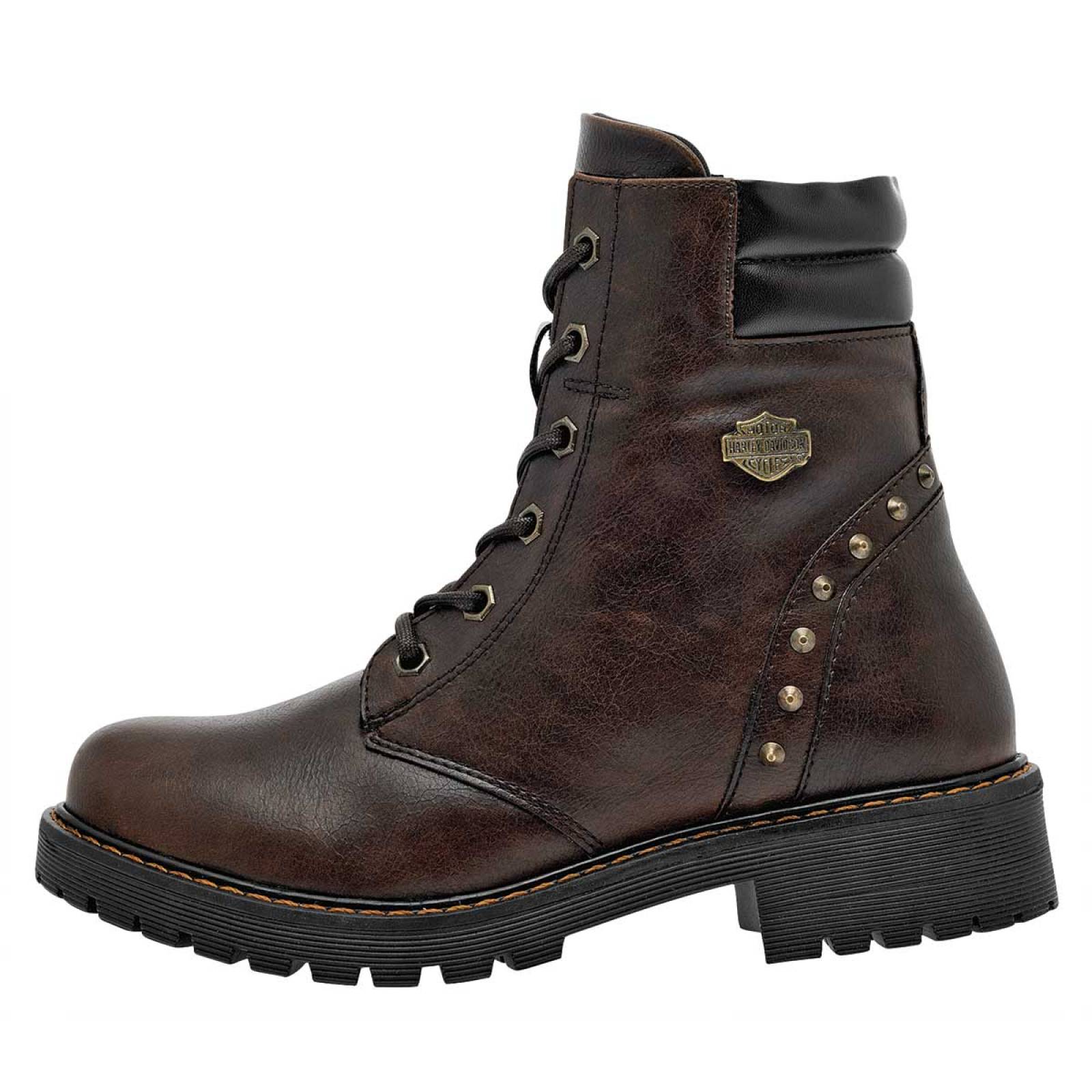 Bota y botin Mod Margot Para Mujer Harley davidson Color Cafe